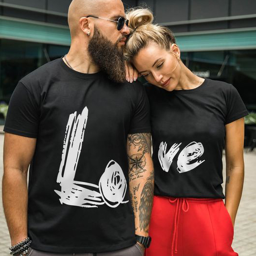 Love Heart Couple T-Shirt